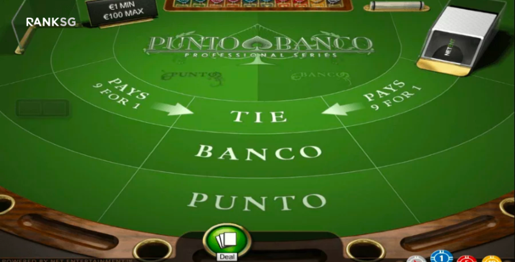 Punto Banco Online Baccarat