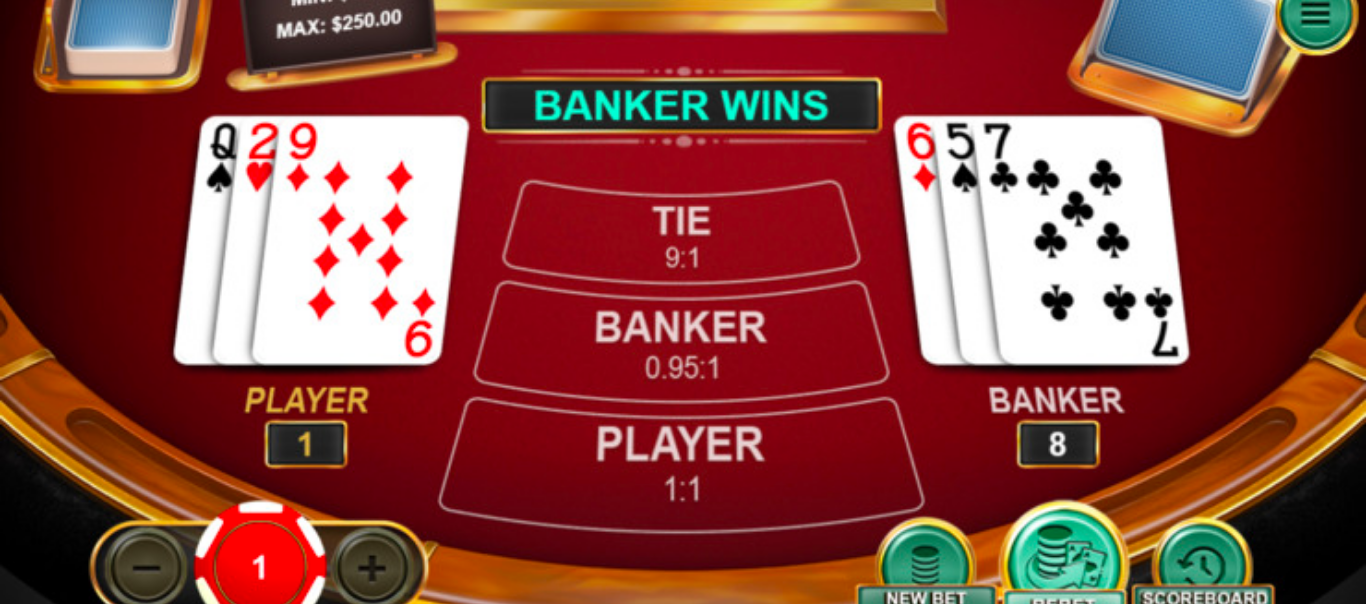 3 Mian Bet Online Baccarat